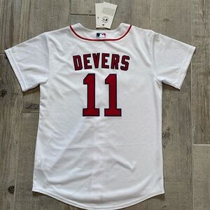 Youth medium (10/12) Red Sox Raphael Devers jersey. NEW with tags still on